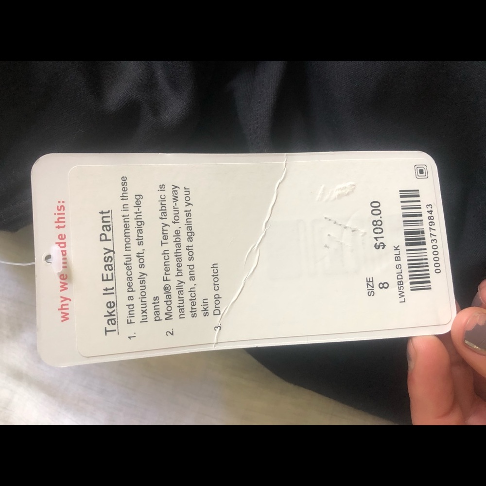 Lululemon Take It Easy Pant - Picture 4 of 6